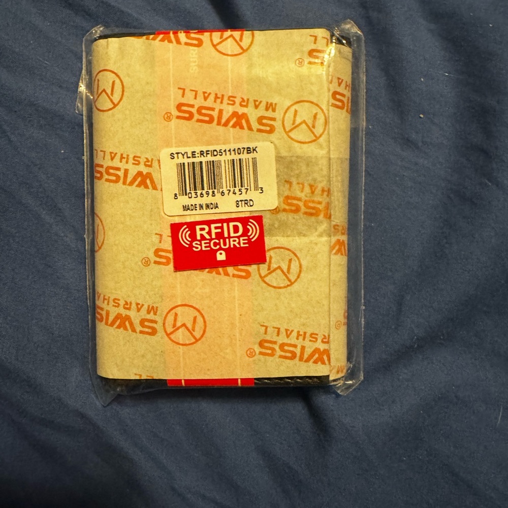 Swiss Tech RFID Secure Wallet - Red and Beige